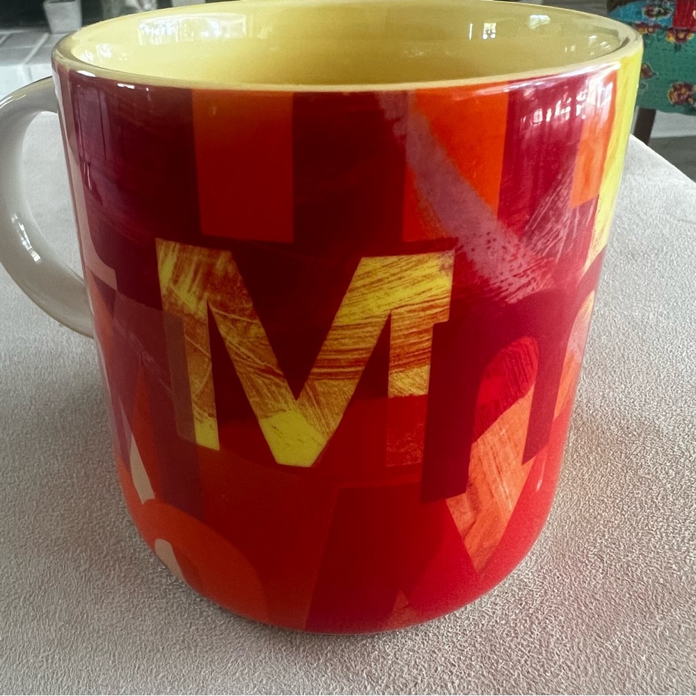 Anthropology “M” Monogram Coffee Mug